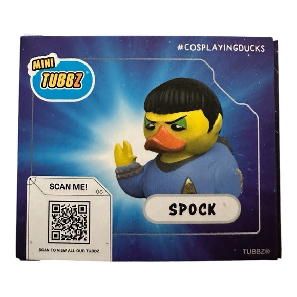 NEW Mini Tubbz Star Trek Cosplaying Duck | SPOCK - Picture 2 of 5